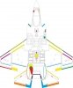 Eduard BIG72188 F-35C for TAMIYA (general set, RAM coating, canopy & wheels painting masks) 1/72